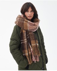 TARTAN BOUCLE SCARF