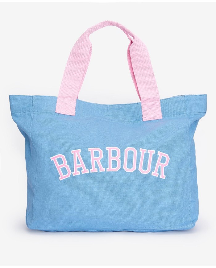 BARBOUR LOGO HOLIDAY TOTE BAG