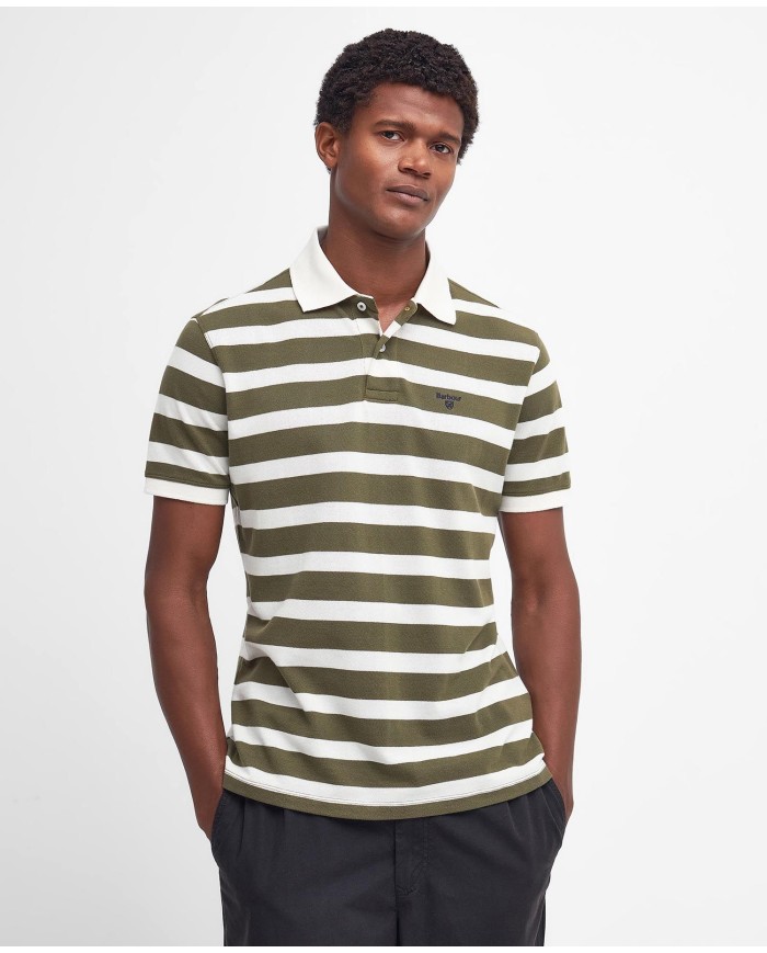 BARBOUR STRIPE SPORTS POLO