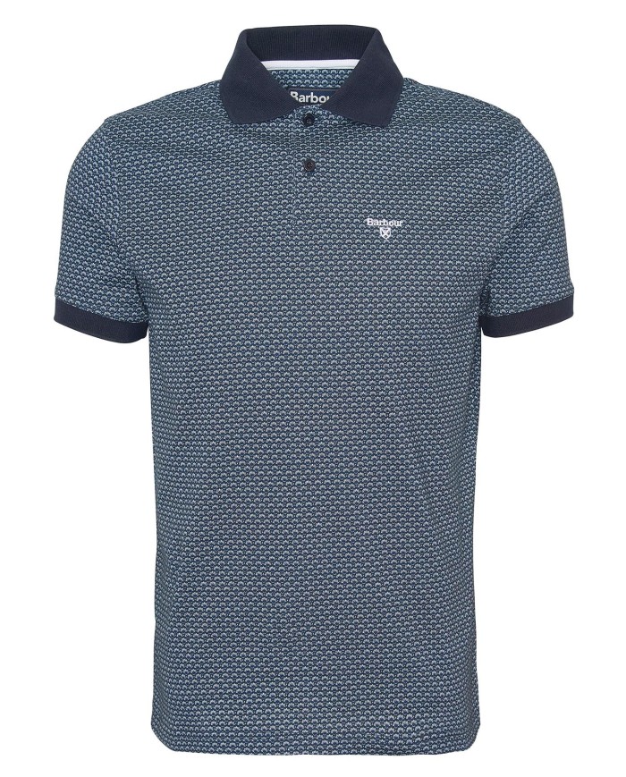 BARBOUR SHELL PRINTED POLO