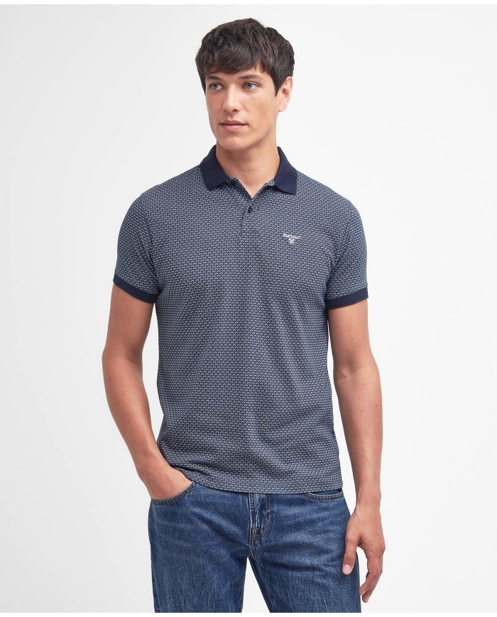 BARBOUR SHELL PRINTED POLO